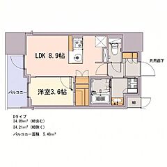物件の間取り