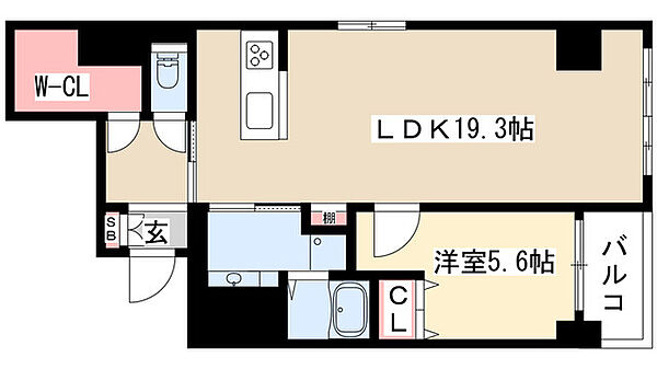 verite覚王山 601｜愛知県名古屋市千種区姫池通３丁目(賃貸マンション1SLDK・6階・64.85㎡)の写真 その2