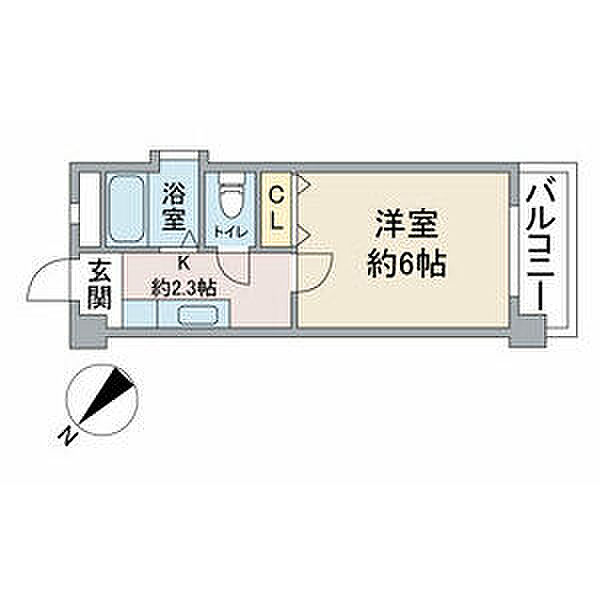 大丸マンション 201｜愛知県名古屋市名東区一社２丁目(賃貸マンション1K・2階・22.57㎡)の写真 その2