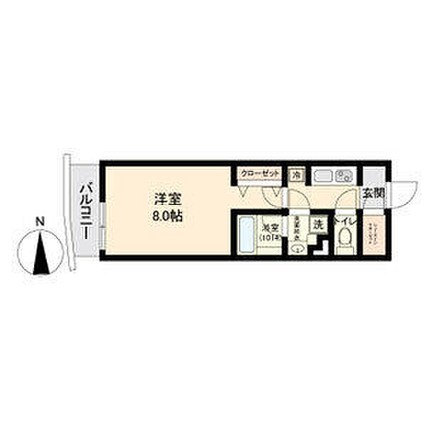 ブランシエスタ金山 1106｜愛知県名古屋市中区正木４丁目(賃貸マンション1K・11階・25.22㎡)の写真 その2