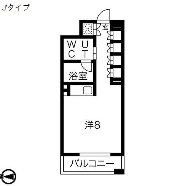 白川公園パークマンション 1105｜愛知県名古屋市中区栄２丁目(賃貸マンション1R・11階・24.27㎡)の写真 その2