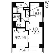 PENCIL柳橋 501 ｜ 愛知県名古屋市中村区名駅南１丁目（賃貸マンション1LDK・5階・59.34㎡） その2