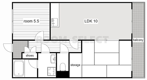 アラカワビル 303｜愛知県名古屋市中川区長良町２丁目(賃貸マンション2DK・3階・50.00㎡)の写真 その2