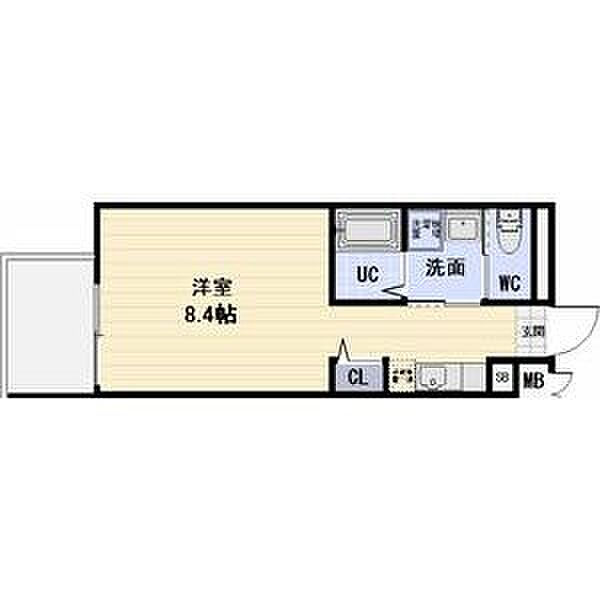 ピーステン名駅南 5B｜愛知県名古屋市中川区西日置２丁目(賃貸マンション1K・5階・24.80㎡)の写真 その2