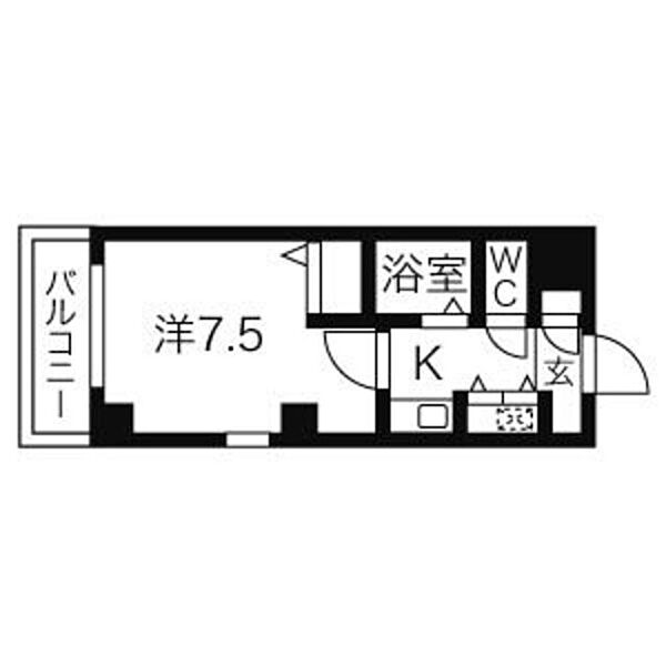 アヴァンセドミール 801｜愛知県名古屋市中区錦３丁目(賃貸マンション1K・8階・24.00㎡)の写真 その2