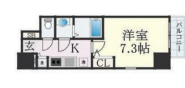 エスリード上前津セレーノ 405｜愛知県名古屋市中区千代田３丁目(賃貸マンション1K・4階・25.20㎡)の写真 その2