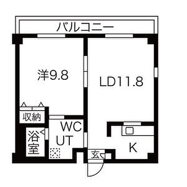 マキビル 402｜愛知県名古屋市中川区供米田２丁目(賃貸マンション1LDK・4階・53.64㎡)の写真 その2