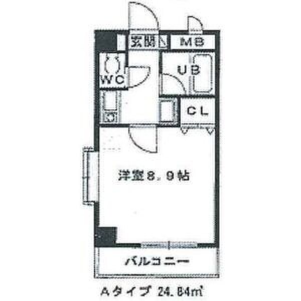 エクセレント 102｜愛知県名古屋市中村区本陣通５丁目(賃貸マンション1K・1階・24.84㎡)の写真 その2