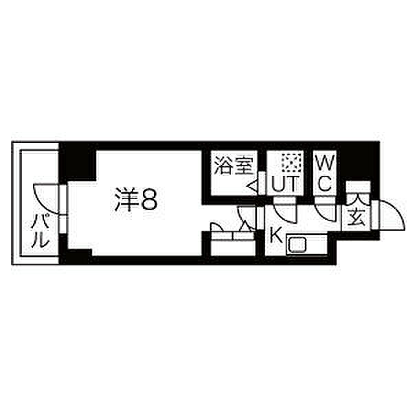 エスリード栄クロスシティ 1203｜愛知県名古屋市中区栄１丁目(賃貸マンション1K・12階・25.20㎡)の写真 その2