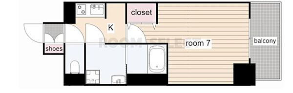 S-RESIDENCE鶴舞駅前 401｜愛知県名古屋市中区千代田５丁目(賃貸マンション1K・4階・24.40㎡)の写真 その2