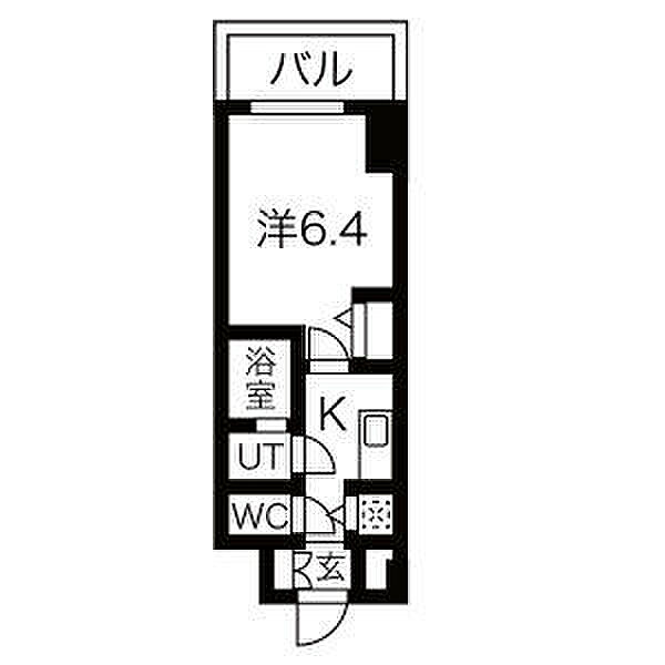 プレミアム大須 1105｜愛知県名古屋市中区大須３丁目(賃貸マンション1K・11階・22.62㎡)の写真 その2