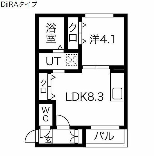 セントラルパーク中村公園 203｜愛知県名古屋市中村区中村本町２丁目(賃貸アパート1LDK・2階・30.46㎡)の写真 その2