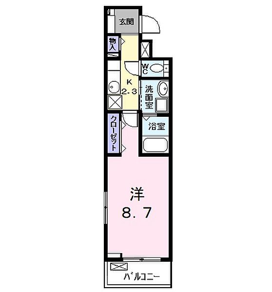 カーサ大塩 303｜愛知県名古屋市中川区大塩町１丁目(賃貸アパート1K・3階・31.21㎡)の写真 その2