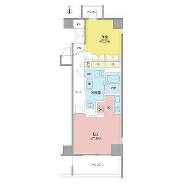 鶴舞ガーデンコート 805｜愛知県名古屋市中区千代田３丁目(賃貸マンション1LDK・8階・42.49㎡)の写真 その2