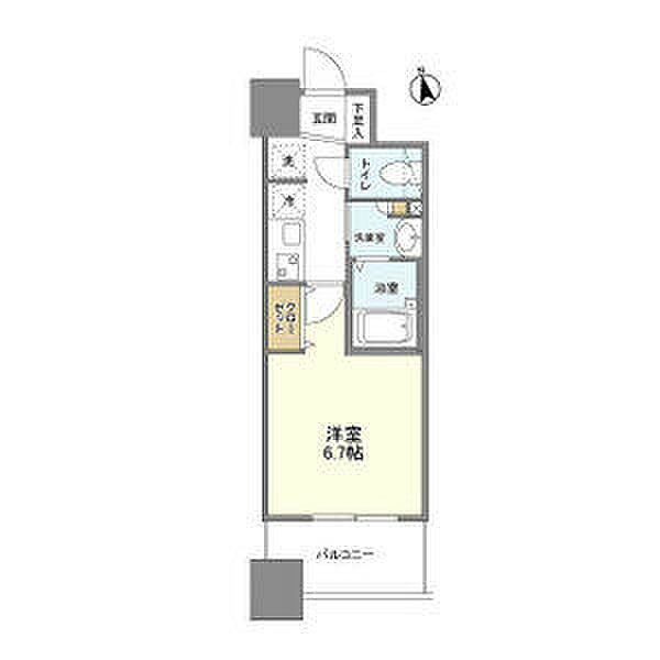 インプルーブ鶴舞 0603｜愛知県名古屋市中区千代田５丁目(賃貸マンション1K・6階・23.94㎡)の写真 その2