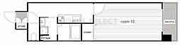 グラマシー栄 1Kの間取図画像