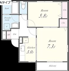 物件の間取り