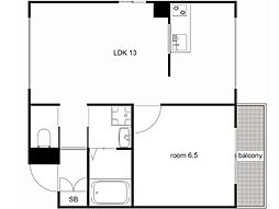 ArkPlatz 1LDKの間取図画像