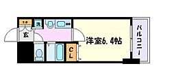 プレサンス大須観音駅前サクシード 1Kの間取図画像