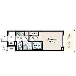 S-RESIDENCE上前津駅前 1Kの間取図画像