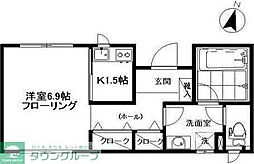アルチェ杉並 1Kの間取図画像