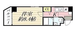 GRANPASEO高円寺南 1Kの間取図画像