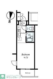 ＯＬＩＯ上北沢 4階1Kの間取り