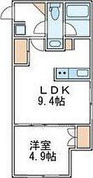 GRAN PASEO 新高円寺 2階1LDKの間取り