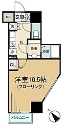 JPnoie早稲田 1Kの間取図画像