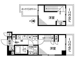 トーシンフェニックス高円寺南 2Kの間取図画像