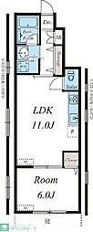 ブランノワール 1LDKの間取図画像