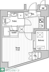 オーパスホームズ大泉学園2 1Kの間取図画像