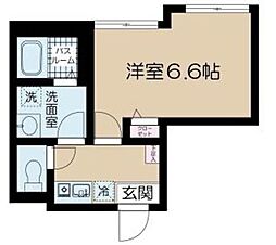 フェリーチェ方南町A 1Kの間取図画像