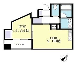 ドゥーエ東高円寺 1LDKの間取図画像