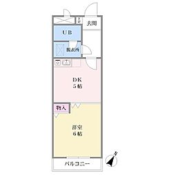 間取図画像 1DK