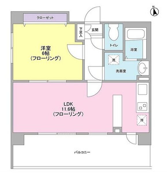 リバーレ秋葉原 602｜東京都千代田区東神田２丁目(賃貸マンション1LDK・6階・39.86㎡)の写真 その2