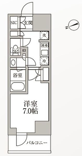 レジディア新御徒町II 1006｜東京都台東区小島２丁目(賃貸マンション1K・10階・25.40㎡)の写真 その2