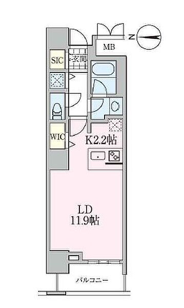 ロイヤルパークスタワー南千住 1404｜東京都荒川区南千住４丁目(賃貸マンション1K・14階・37.14㎡)の写真 その2