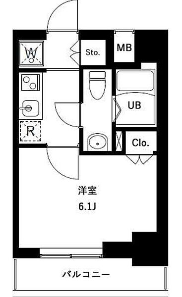 アーバンパークお花茶屋 1104｜東京都葛飾区宝町１丁目(賃貸マンション1K・11階・21.28㎡)の写真 その2