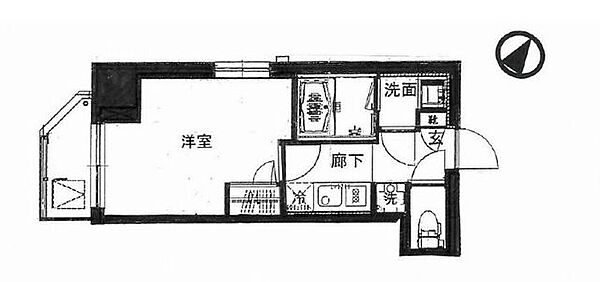 ベイフィールド東神田 201｜東京都千代田区東神田１丁目(賃貸マンション1K・2階・25.04㎡)の写真 その2