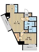 HF早稲田レジデンス 1106 ｜ 東京都新宿区弁天町23-9（賃貸マンション1LDK・11階・44.04㎡） その2