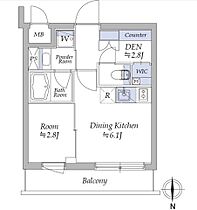 イプセ四谷三丁目 204 ｜ 東京都新宿区舟町7-13（賃貸マンション1DK・2階・25.74㎡） その2