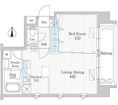 アッパーフィールドウッド（ＵＰＰＥＲ　ＦＩＥＬＤ　ＷＯＯＤ） 401 ｜ 東京都文京区関口１丁目25-7（賃貸マンション1LDK・4階・40.47㎡） その2