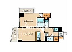 ラルジュ　マノワール 8階1LDKの間取り