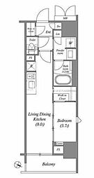 ACPレジデンス浅草 1LDKの間取図画像
