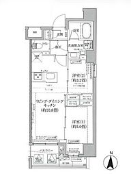 プロスタイルウェルス浅草アイル 2LDKの間取図画像