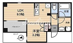 アーバンパーク三ノ輪 1LDKの間取図画像
