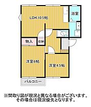 サンコート藤岡B 201 ｜ 静岡県藤枝市藤岡1丁目（賃貸アパート2LDK・2階・50.00㎡） その2