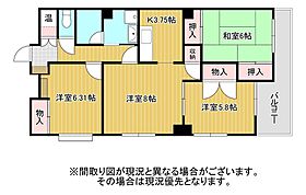 Msアパート 202 ｜ 静岡県袋井市方丈6丁目（賃貸マンション3LDK・2階・74.00㎡） その2