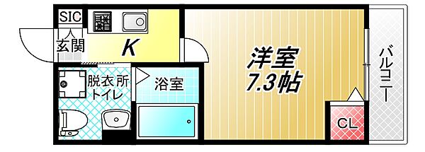 パラドール大蓮東 101｜大阪府東大阪市大蓮東5丁目(賃貸アパート1K・1階・22.75㎡)の写真 その2